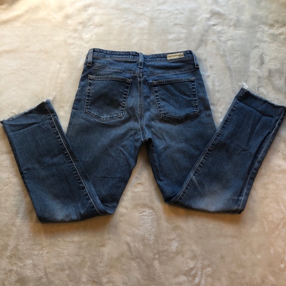 AG Adriano Goldschmied Denim The Isabelle High-Rise Straight Crop size 27 - Picture 11 of 16